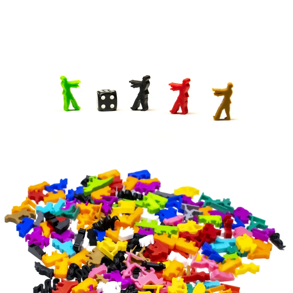 Meeple - Zombie x5