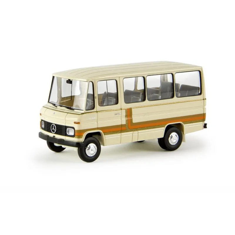Mercedes O 309, blanc et orange. BREKINA 36700