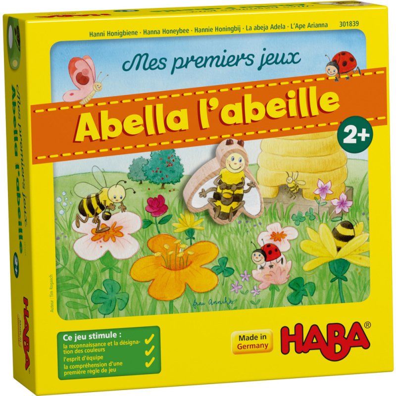 Mes premiers jeux - Abella l'Abeille - Jeux Enfants - Mon Ludicaire