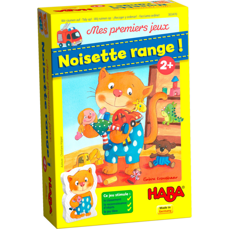 Mes premiers jeux - Noisette range ! - Jeu pour Enfant - Mon Ludicaire