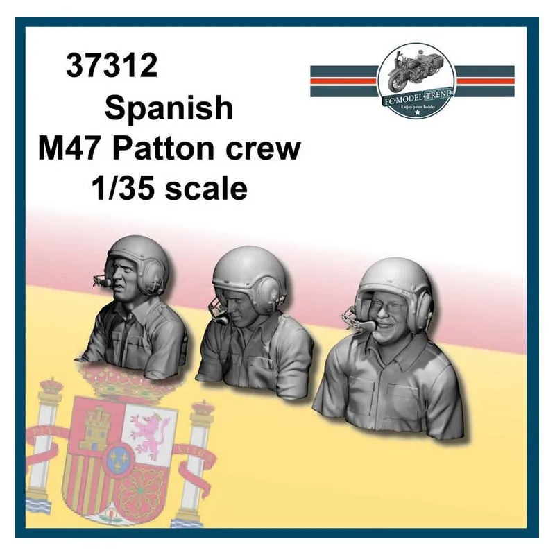 Membres d’équipage du M47 Patton, Espagne. FC MODELTIPS 37312