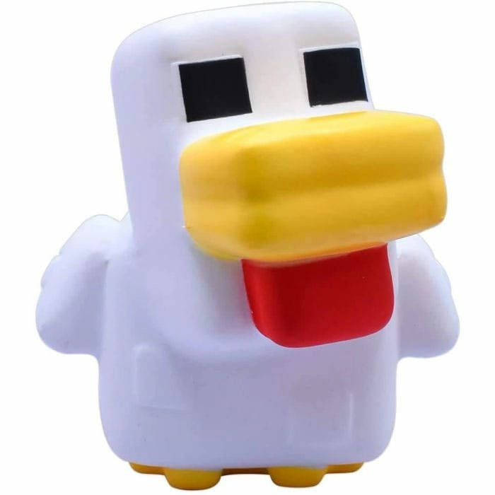 Minecraft figurine anti-stress mega squishme série 3 poulet 15 cm