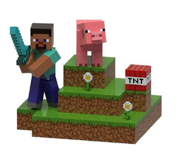 Minecraft - lampe figurative