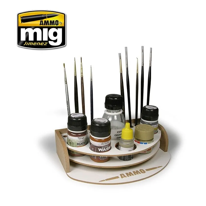 Mini organisateur de peinture et d’espace de travail. AMMO MIG JIMENEZ 8002