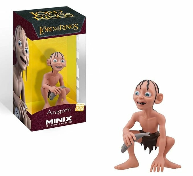 Minix - movies - le seigneur des anneaux - gollum statue 12cm