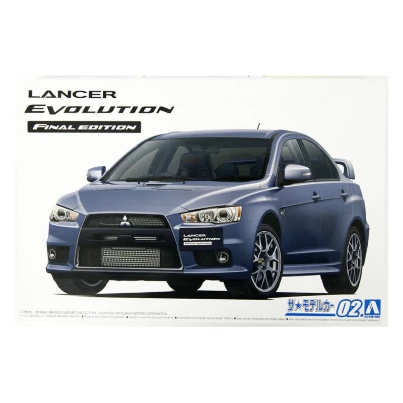 Mitsubishi Lancer Evolution X Édition Finale. AOSHIMA 57957