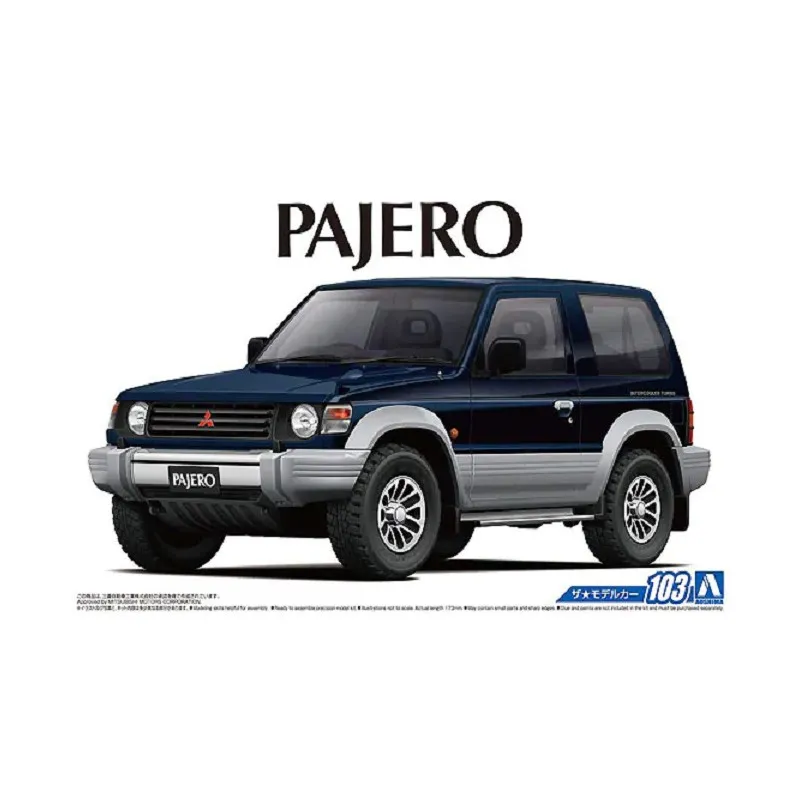 Mitsubishi V24WG Pajero Wide XR-II '91. AOSHIMA 56974