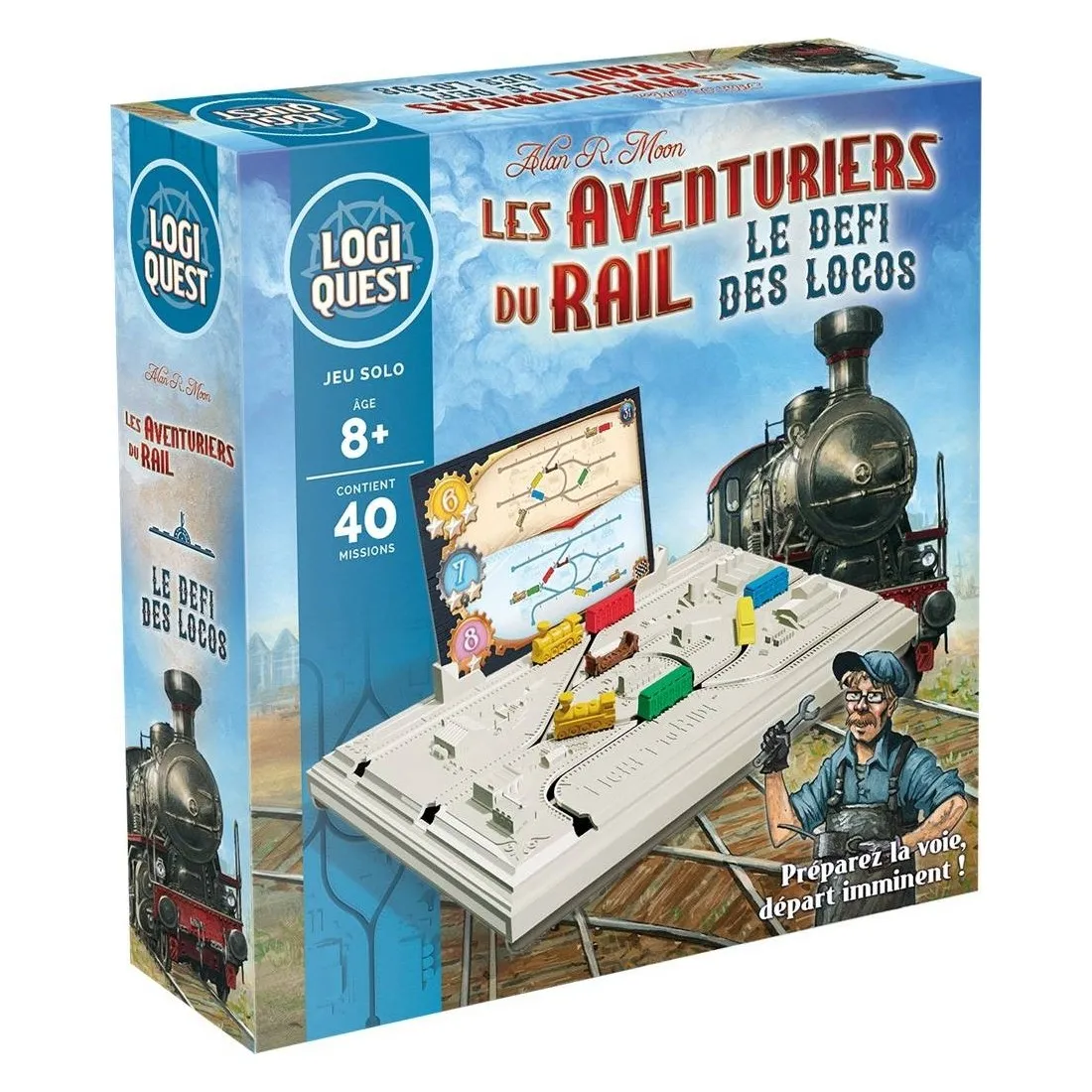 Logiquest : Les Aventuriers du Rail - Le Défi des locos