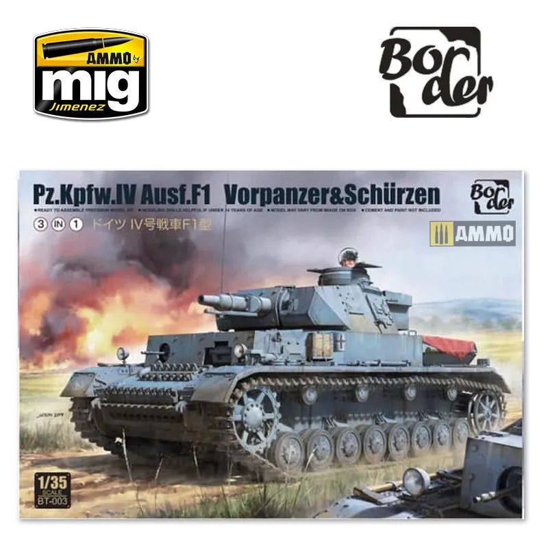 Pz. Kpfw. IV Ausf.F1. BORDER BT003