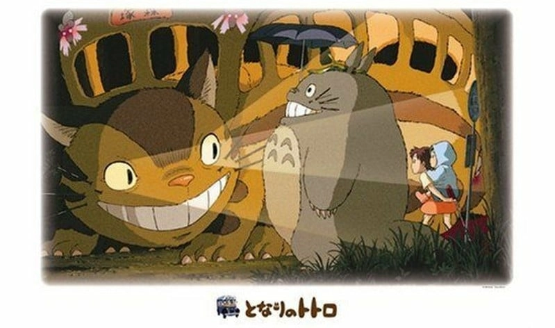Mon voisin totoro - chatbus dans la nuit - puzzle 1000p