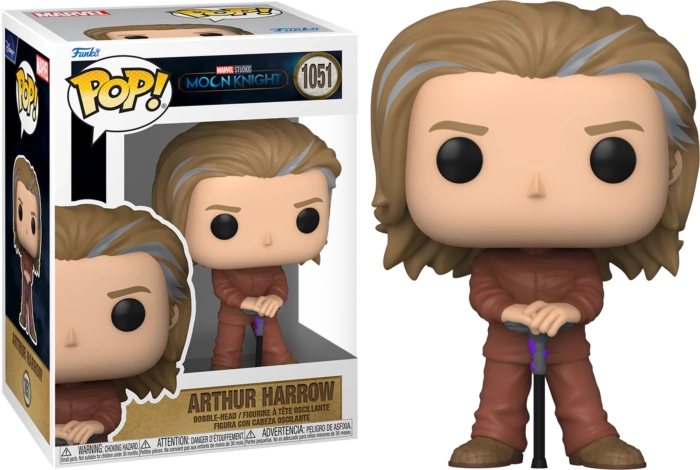 Moon knight pop! marvel vinyl figurine arthur harrow 9 cm
