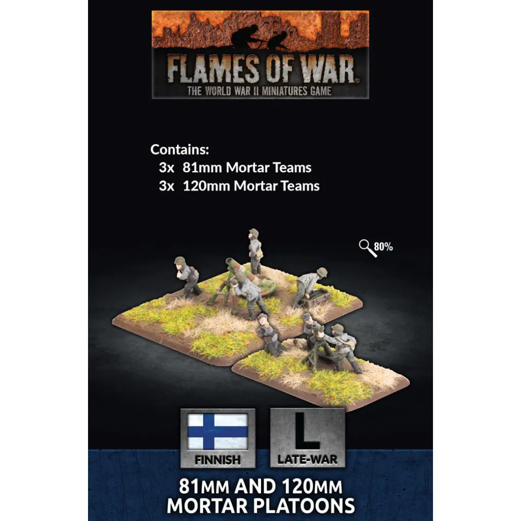 Flames of War - 81mm and 120mm Mortar Platoon