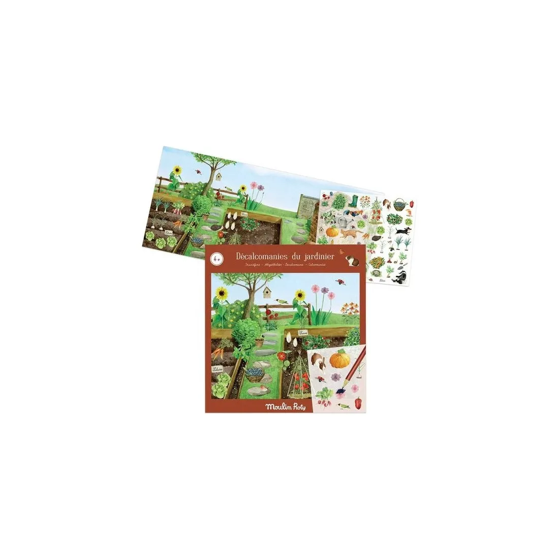 Décalcomanies du jardinier Le Jardin du Moulin - Moulin Roty