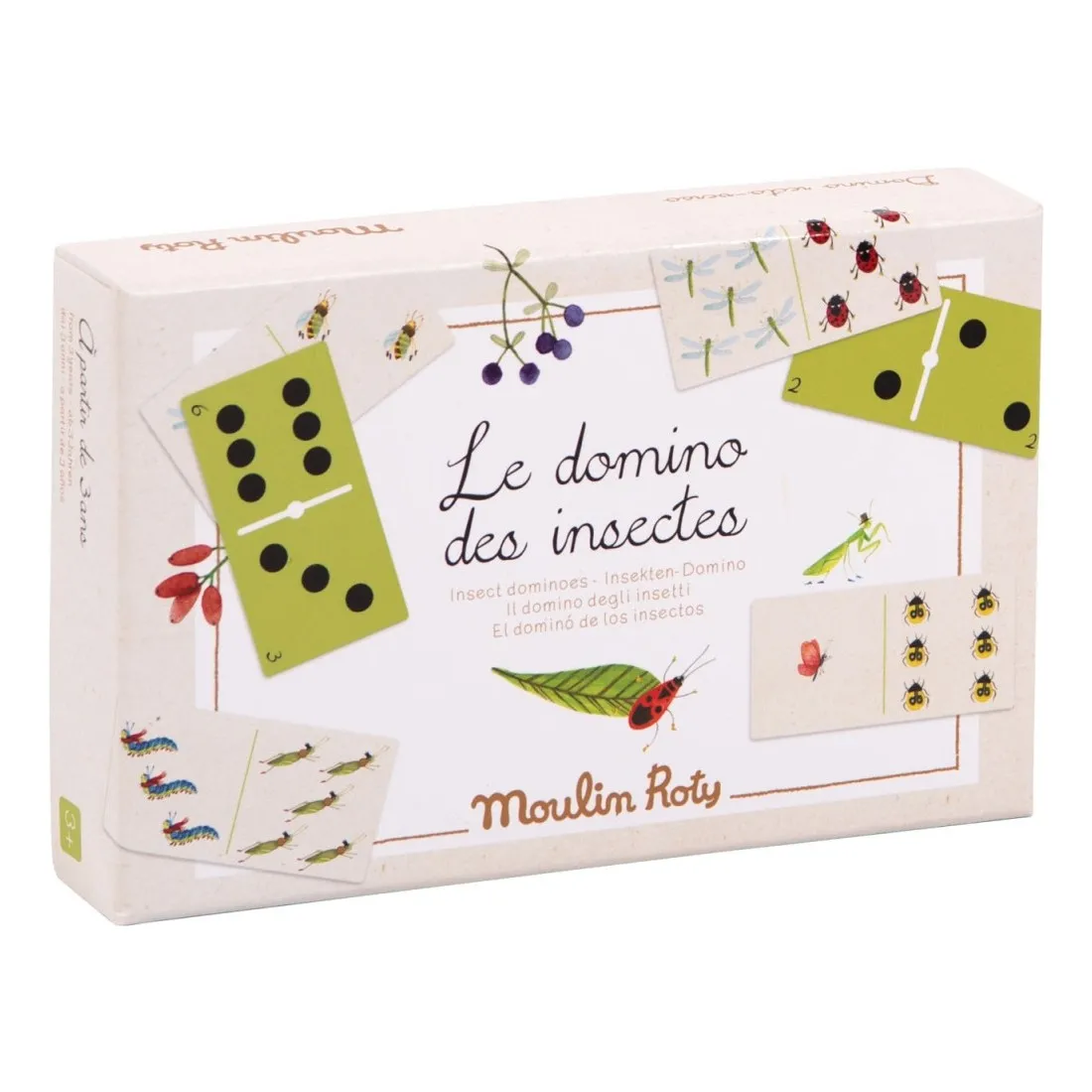 Jeu de dominos des insectes Le Jardin du Moulin - Moulin Roty