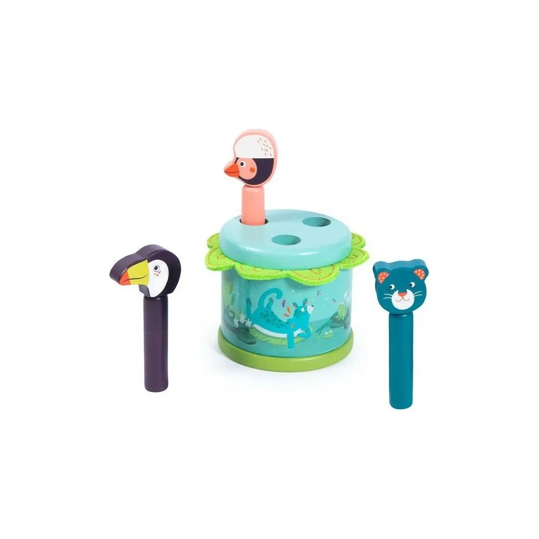 Pop Up Moulin Roty - Dans la Jungle - Jouet en bois