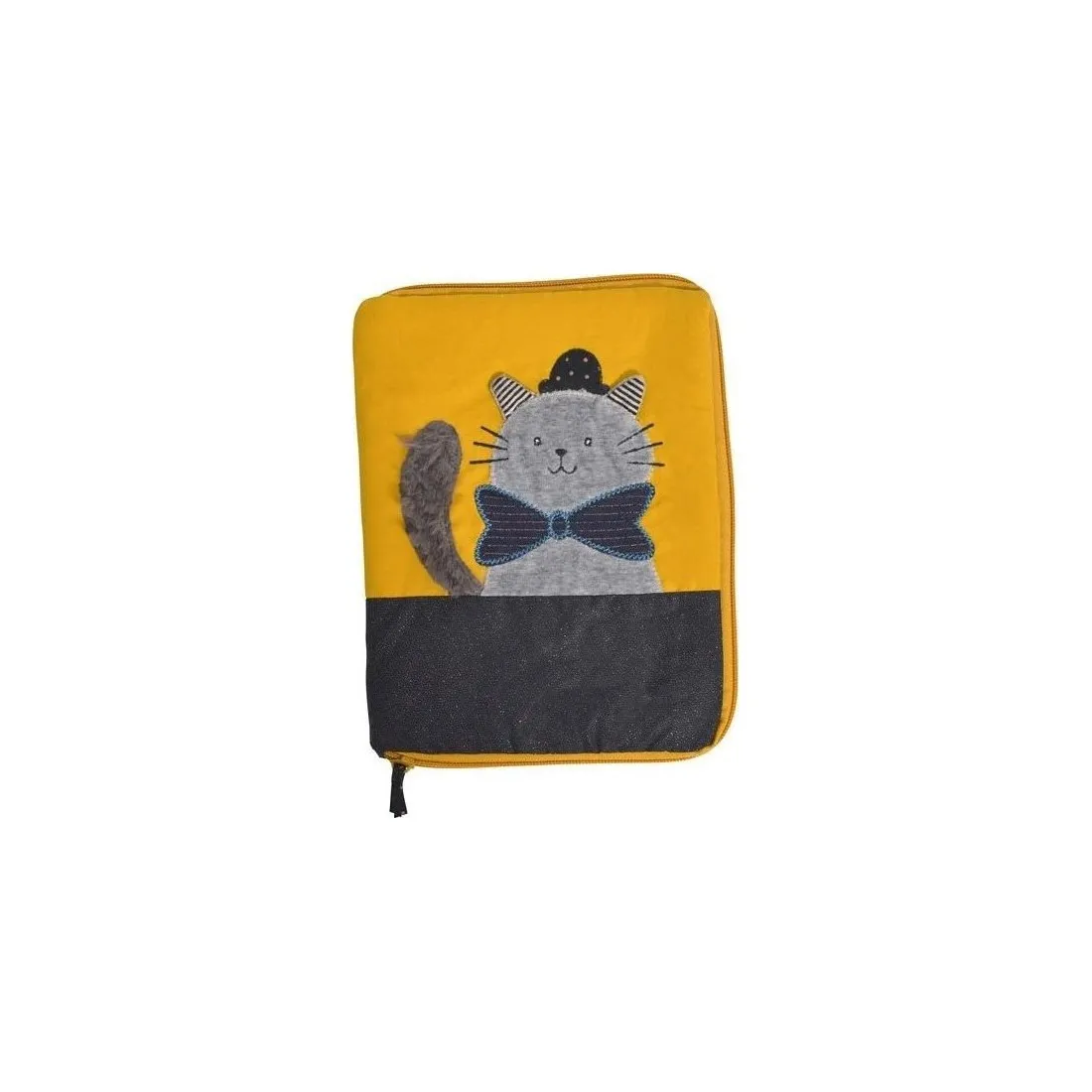 Protège carnet de santé Chat Gris Les Moustaches Moulin Roty