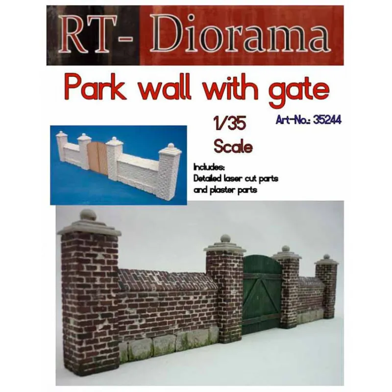 Mur avec porte. RT-DIORAMA 35244
