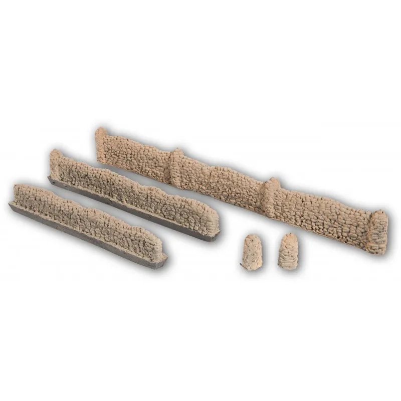 Mur en pierre naturelle. NOCH 58283