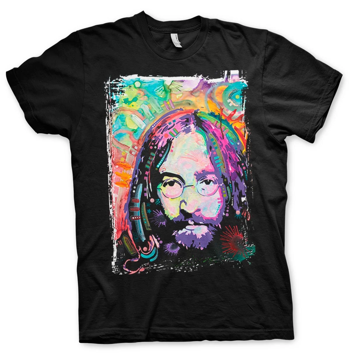 Music - t-shirt colorfull john lennon's mind (s)