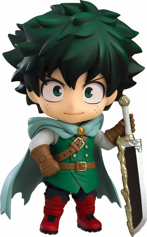 My hero academia figurine nendoroid izuku midoriya: jikketsu costume ver. 10 cm