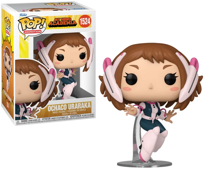 My hero academia - pop animation n° 1524 - ochaco avec chase (mt)