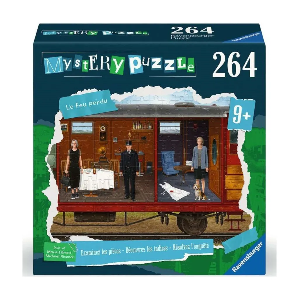 Mystery Puzzle Kids : Le Feu Perdu - 264 pièces