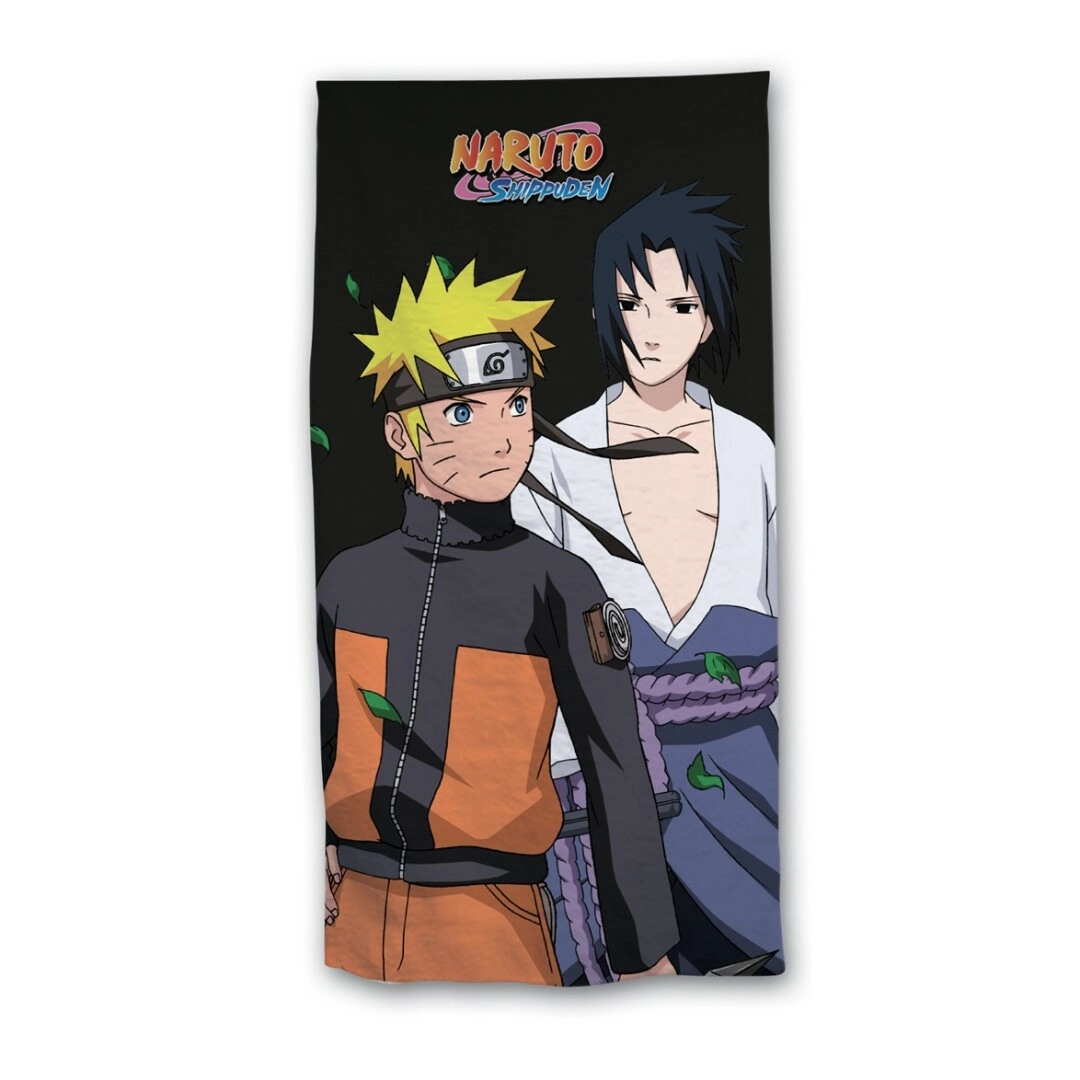 Naruto - duo - serviette de plage 100% microfibre 70x140cm
