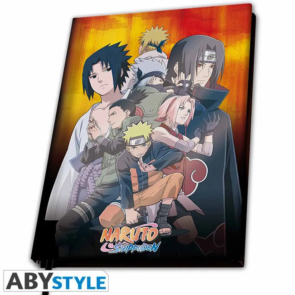 Naruto Shippuden - Cahier A5 Groupe Konoha