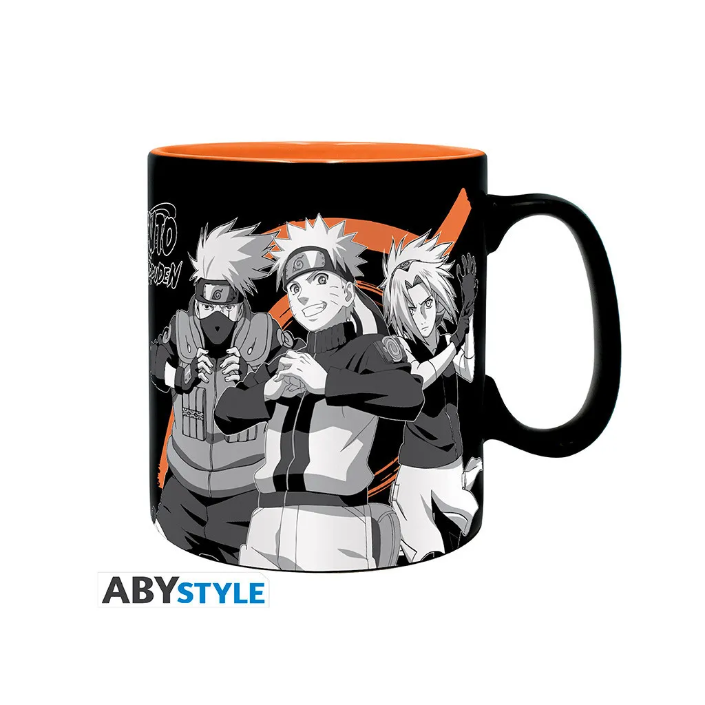 Naruto Shippuden - Mug Groupe Noir & Blanc
