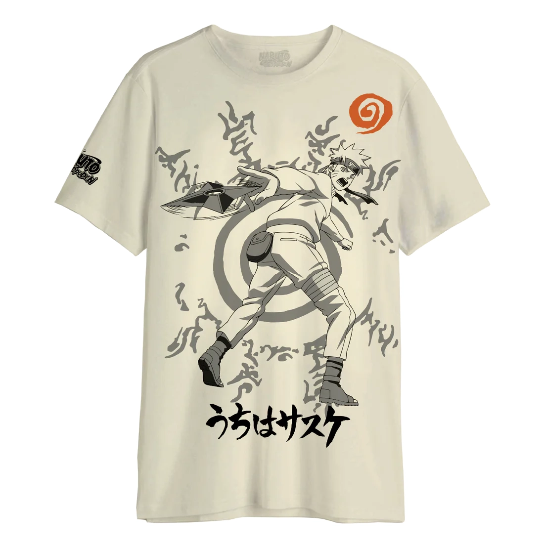 Naruto shippuden - naruto - t-shirt oversize homme (xs)