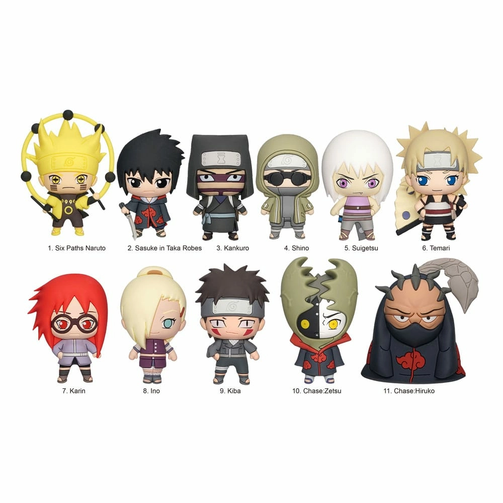 Naruto shippuden présentoir porte-clés sac à dos 3d series 4 (24)
