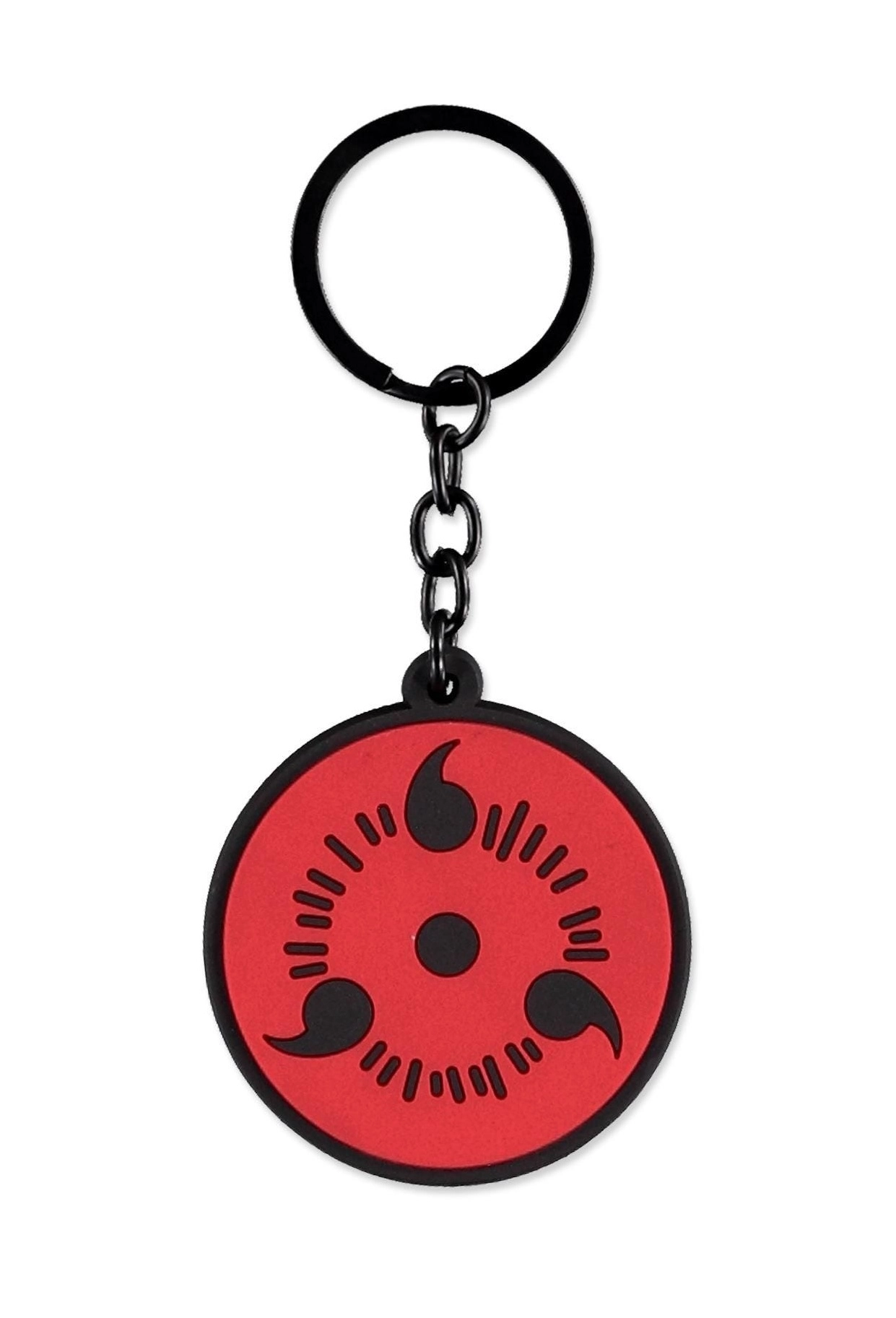 Naruto shippuden - sharingan - porte-clés en caoutchou