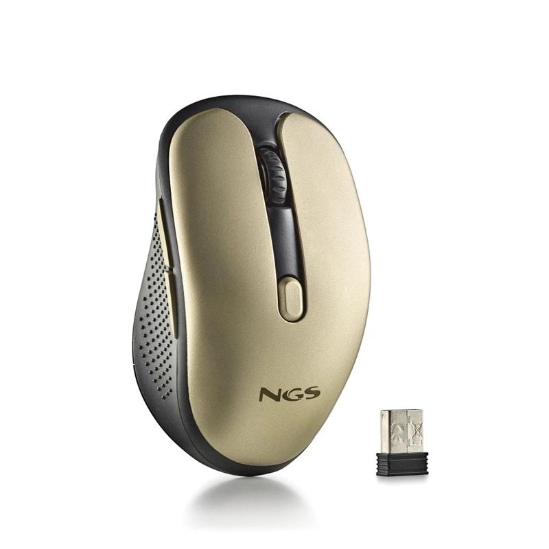 Ngs souris ss fil recharge evo rust golden silent