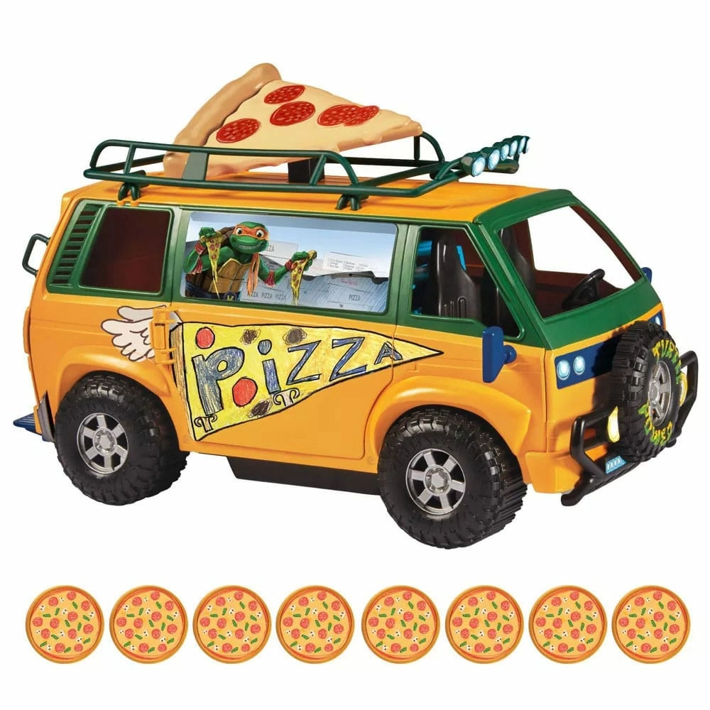 Ninja turtles : teenage years véhicule pizza van 20 cm