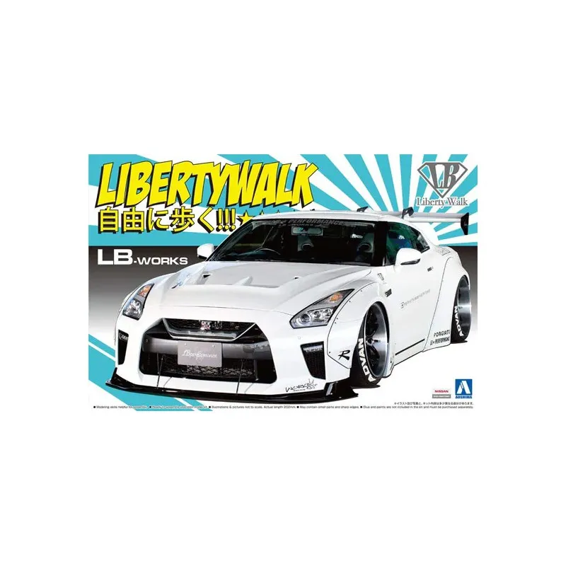 Nissan LB Works R35 GT-R type 1.5. AOSHIMA 55908
