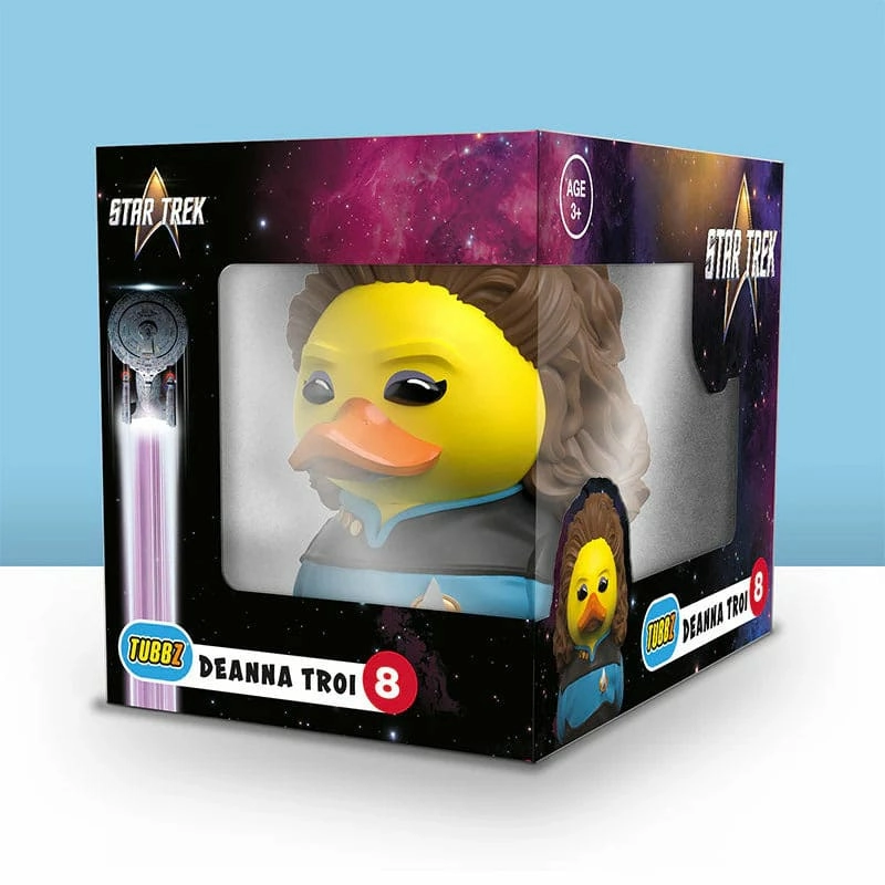 Numskull - best of tubbz boîte canard de bain - star trek - deanna troi - 9cm