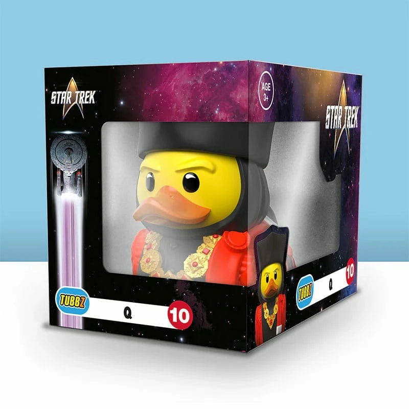 Numskull - best of tubbz boîte canard de bain - star trek - q - 9cm