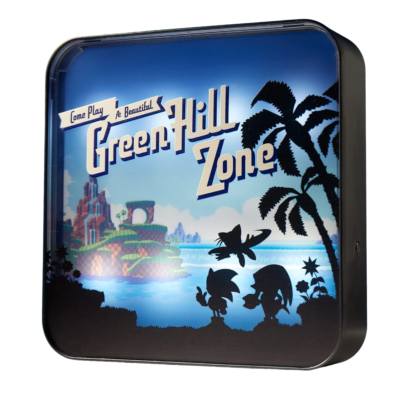 Numskull - sonic le hérisson - lampe en plexiglas green hill zone