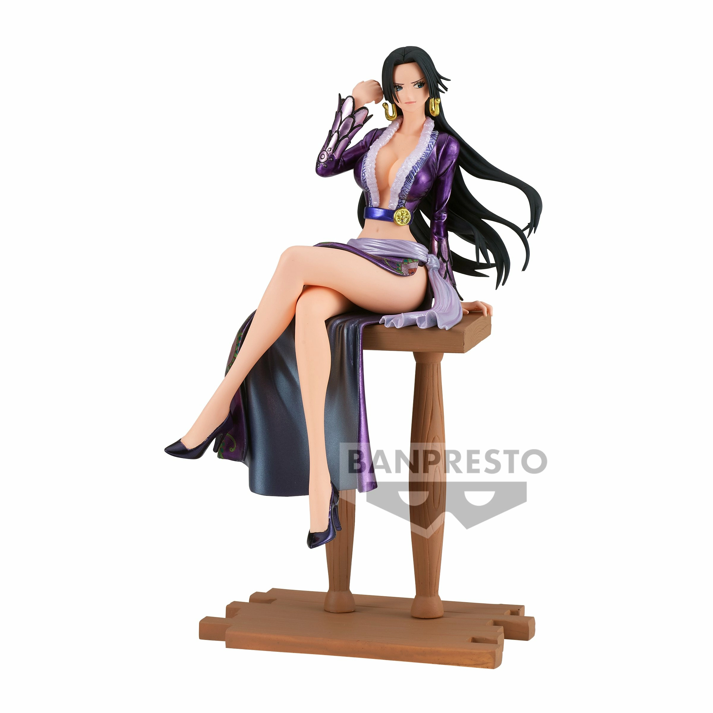 One piece - boa hancock - figurine grandline journey 16cm
