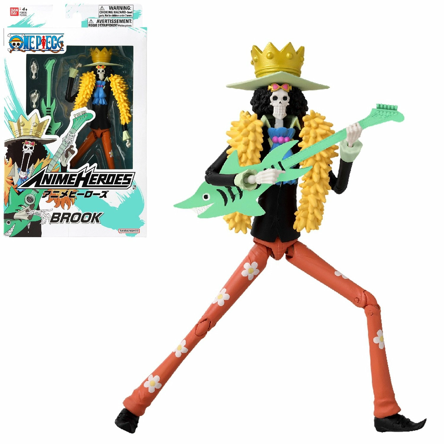 One piece - brook - figurine anime heroes 17cm