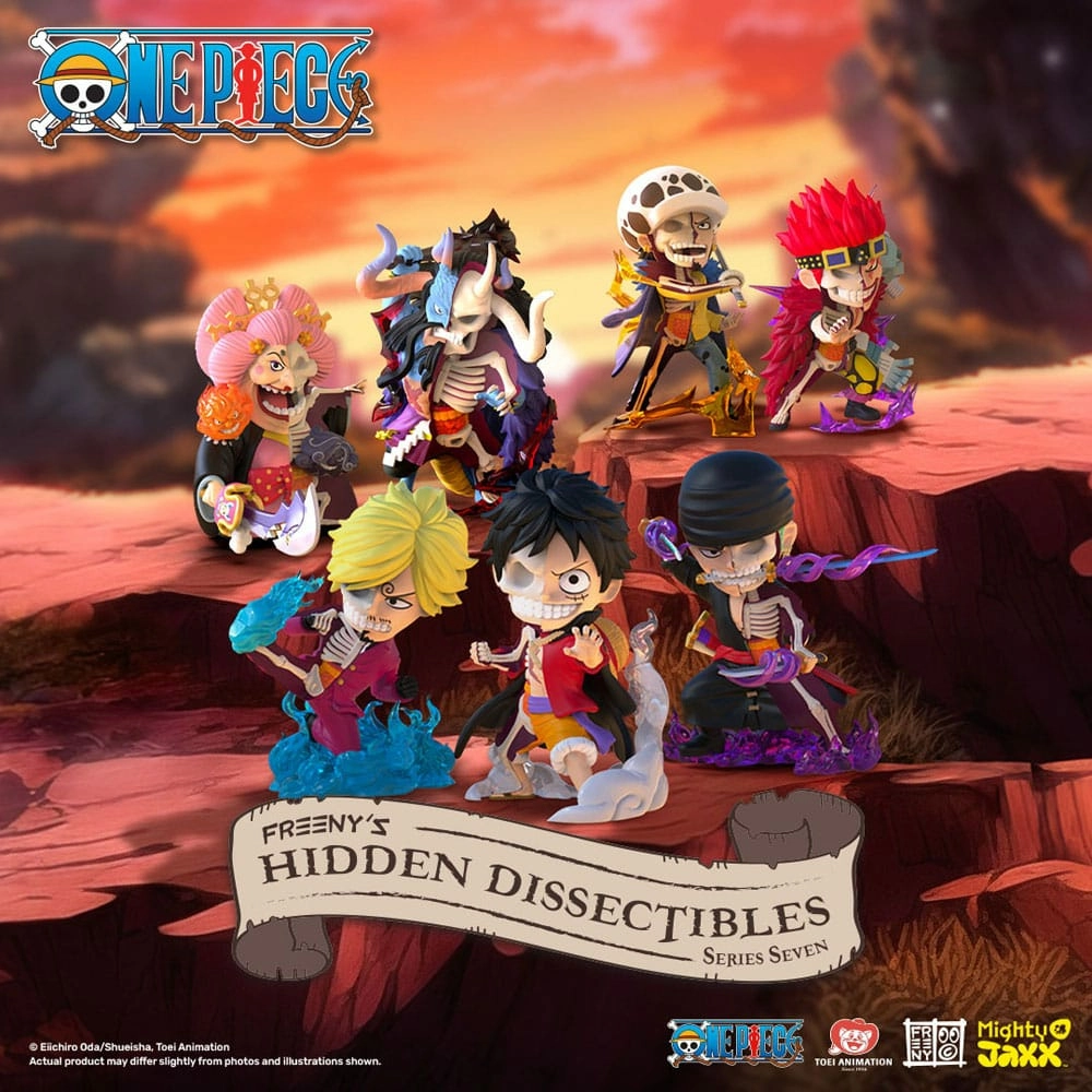 One piece: freeny's hidden dissectibles wano 4 inch vinyl figure blind box display (6)