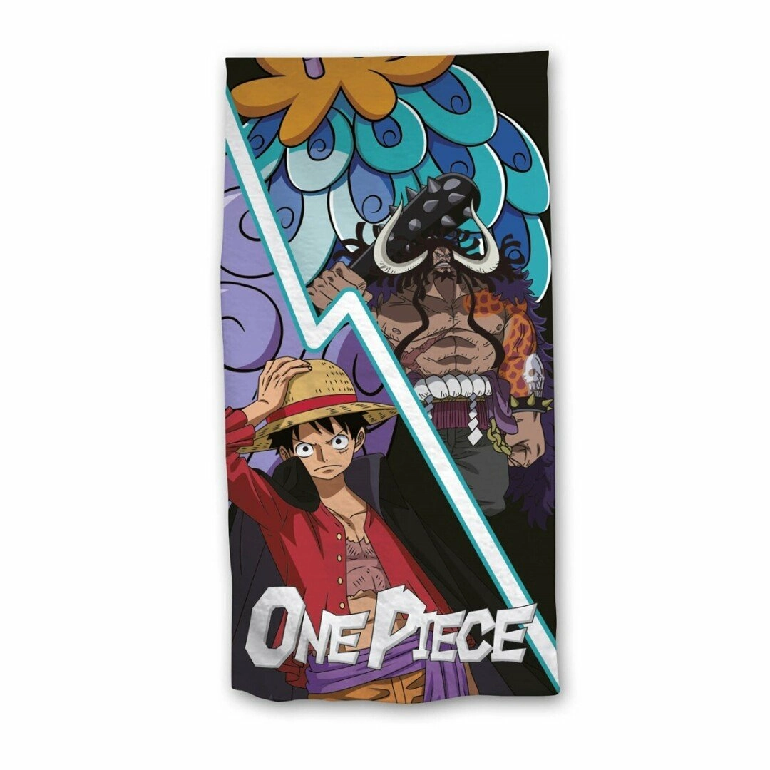 One piece - luffy et uo uo no mi - serviette de plage 70x140cm