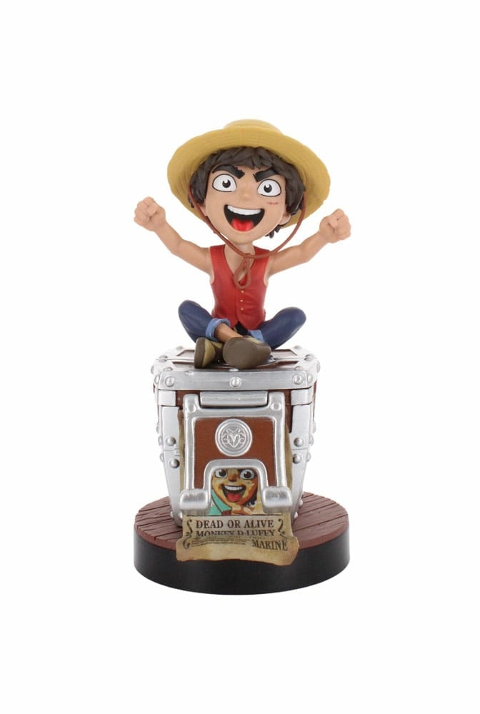 One piece support cable guys le rêve de luffy wanted poster 21 cm