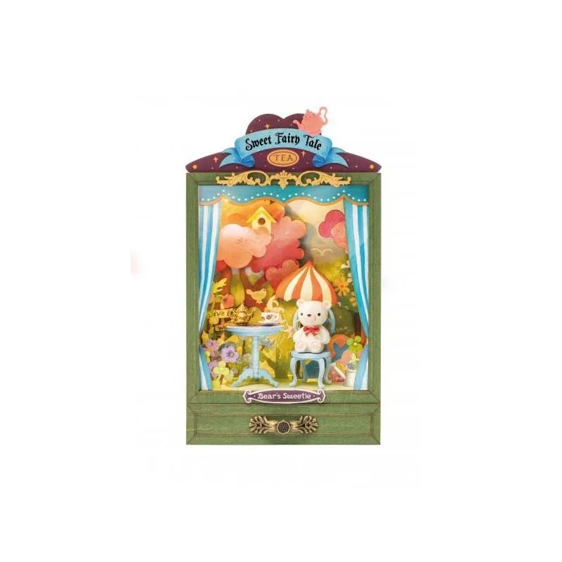 Ours en peluche buvant du thé. ROBOTIME DS024