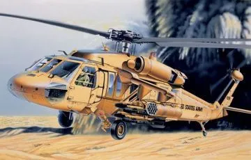 UH-60 Desert Hawk 71025 ITALERI MODELLSET