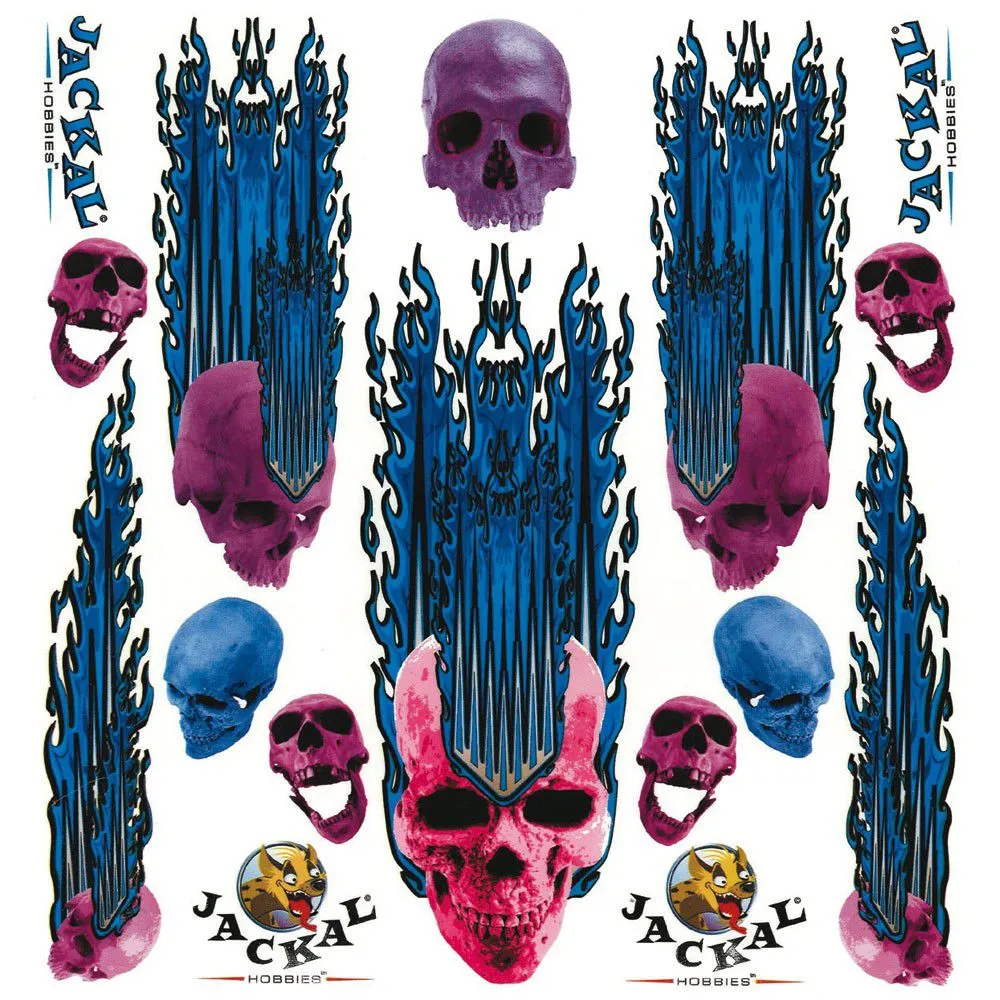 AUTOCOLLANT SPEEDING SKULL