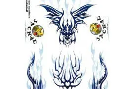 AUTOCOLLANT MINI TRIBAL DRAGON