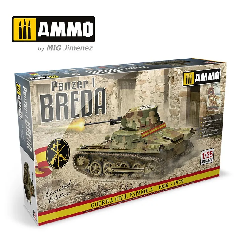 Panzer I Breda. AMMO MIG JIMENEZ 8506