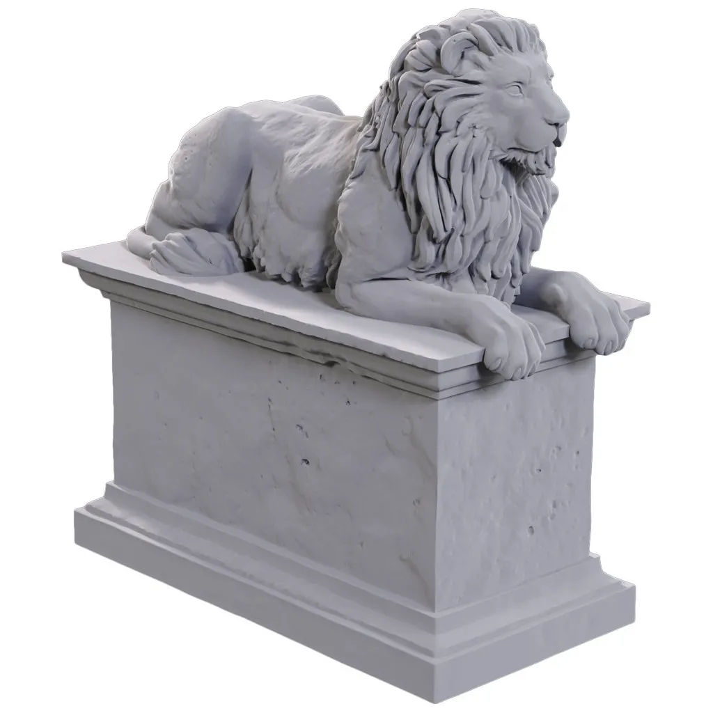 Pathfinder Deep Cuts Unpainted Miniatures: Stone Lion
