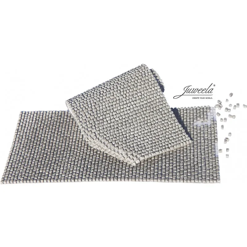 Pavés gris (tapis souple). JUWEELA 24205